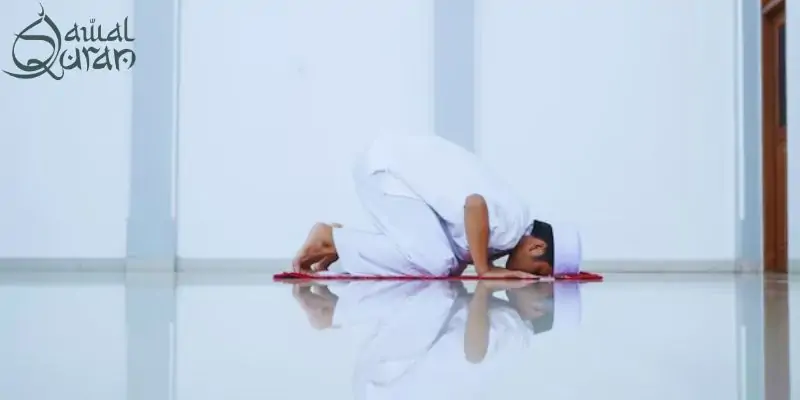 Person performing salah