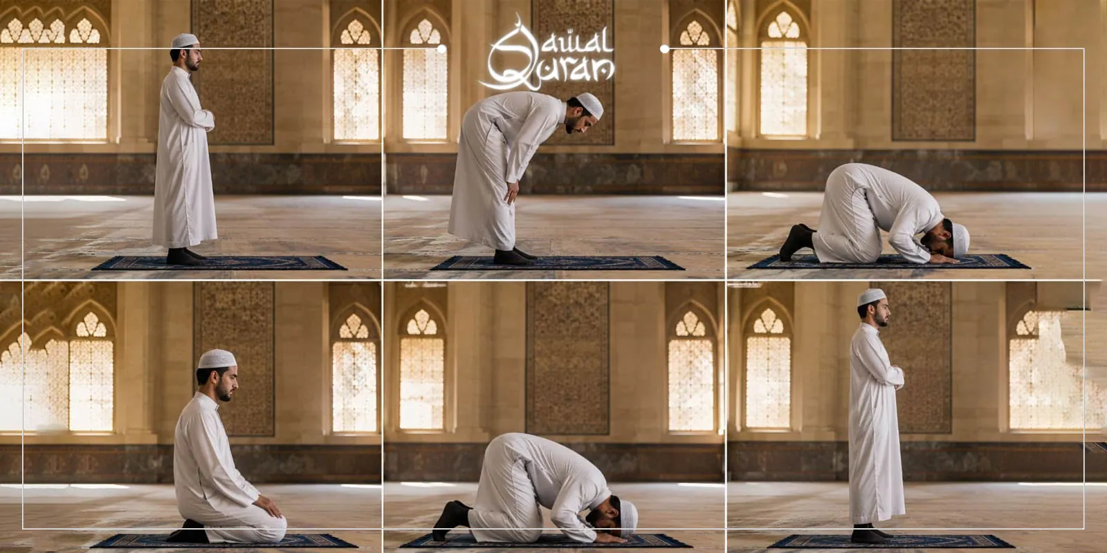 step by step prayers online with awwal quran