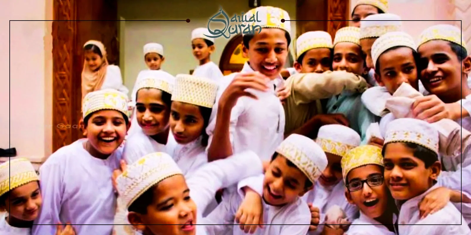 Two boys in traditional clothing, smiling for the camera, showcasing the joy and cultural significance of Eid celebrations.