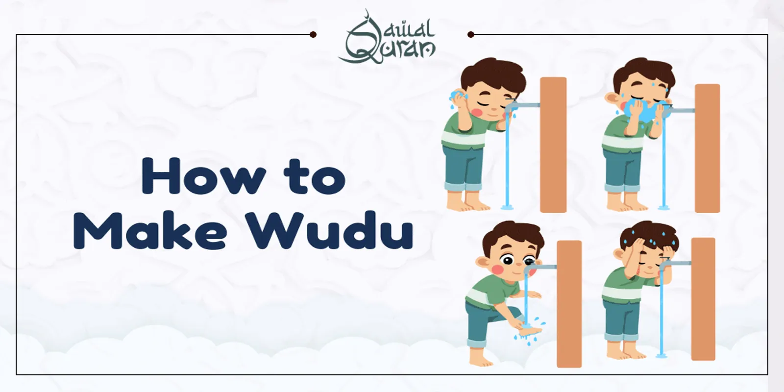 easy way to learn how to make wudu